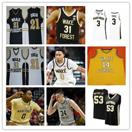 Wake Forest Demon Deacons Stitched Basketball Jersey Customize