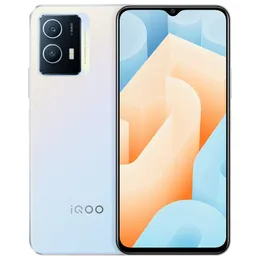 Original Vivo IQOO U5 5G Mobiltelefon 4GB RAM 128GB ROM OCTA Core Snapdragon 695 Android 6.58 "120hz LCD Fullskärm 50mp 5000mAh fingeravtryck ID Ansikte Wake Smart Cell Phone