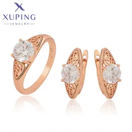 Xuping Summer Sale Fashion Simple Style Women Jewelry Sets with Rose Gold Plated ZBS686 H1022