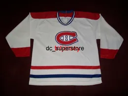 cheap custom VINTAGE MONTREAL CANADIANS CANADIENS JERSEY CCM WHITE add any number name MEN KID HOCKEY JERSEYS XS-5XL