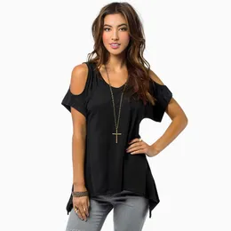 Shintimes Off Shoulder Tops Summer T Shirt Women Short Sleeve Tshirt Womens Clothing Camisetas Mujer Tee Femme 210615