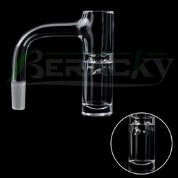 Beracky Full Weld Beveled Edge Highbrid Auto Spinner Fumando Quartz Banger 20mmOD Masculino Feminino Sem Costura Terp Slurper Unhas Para Água De Vidro Bongs Dab Rigs