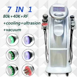 Slimmmaskin Professional 80K Strong Ultrasonic Cavitation Device Lövsugning Slimming Body Shape Spa Cellulite Ansiktsbehandling