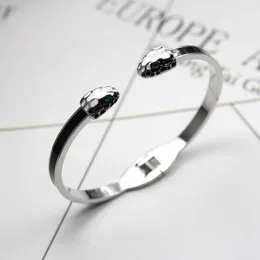 2021 Wholesales Stainless Steel Designer Bracelet for Women Rose Gold Mi Band 4 Crystal Bangles Trendy Jewelry Q0717