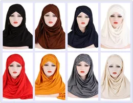 Aessories narzędzia Produkt do włosów Produkt Zwykły Turban Koralik Amira Hidżab Szalik Head Wrap Pl na Instant Szal Muzułmańskie Hijabs Gotowy do noszenia Headscarf