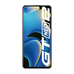 オリジナルのOppo Realme GT Neo 2 5g携帯電話12GB RAM 256GB ROM Snapdragon 870 64.0MP OTG NFC 5000mah Android 6.62 "Amoledフルスクリーン指紋IDフェイススマート携帯電話