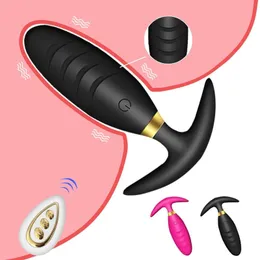 Vibrator Anal Wireless Men Butt Plug Prostate Massager Gay Product Mini Bullet Clitoris Stymulator Wibratory Sex Zabawki dla kobiet