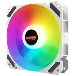 COOLMOON North Wind PWM Temperature Control 12cm Chassis Fan ARGB Divine Synchronization Water Cooling CPU Radiator - 1