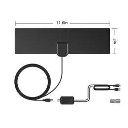 FreeView Europ USA Indoor Digital HDTV Antenna TV-apparater Antena Radius Aerial TV Surf Fox DVB-T2 DVB-T ATSC ISDB DTV Interiorantenner