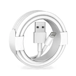 1m 3FT Typ C Micro USB-C-kablar Data Sync Laddningskabel Linje för Samsung S6 S7 Edge S8 S9 S10 HTC LG