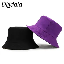 Cloches Dilidala Outdoor Solid Surite Fisherman Hat for Women Korean Version Summer Sunscreen Sunhatファッショナブルバケットマン