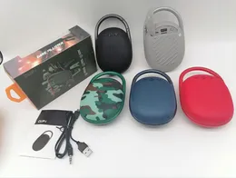 2021 Clip4 Mini Trådlös Bluetooth-högtalare Portable Outdoor Sports Audio Double Horn Speakers 5Colors