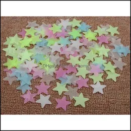 Stickers Decor Home Gardenglow 3Cm In The Dark Moon Stars & Planet Wall Ceiling Decor Stick On Space Decoration 65Jd Drop Delivery 2021 Srie