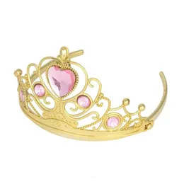 Child Plastic Crown Kid Festival Golden Color Crowns Children Festivals Party Perform Hair Hoop Ny ankomst