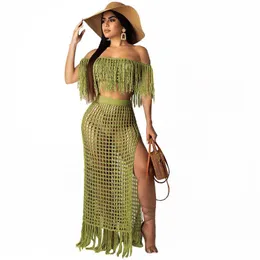 Vestido de praia de tricô de verão 2021 Covernizador sexy Kaftan for Women Hollow Grid Perspective Suit Feminino Sierra Sierra Sierra