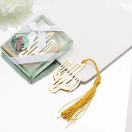 Cactus Bookmark with Tassel Party Shower Wedding Favors Birthday Gifts Gradulation Event Keepsake Supplies For You