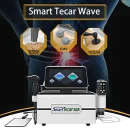 3 في 1 العلاج النفسي مجتمعة Shockwave و EMS تحفيز العضلات Ret Cet الذكية Tecar Wave for Body Massage إعادة تأهيل ألم Relif