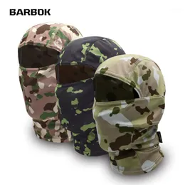 Camouflage Balaclava Full Face Face Mask Masking Hiking Велоспорт Охотничьи Охотничьи Армия Велосипедная Военная Голова Обложка Тактические Крышки Мужские Шапки Маски