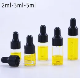 5ml Mini Empty Clear Glass Dropper Bottle Vials Liquid Pipette Bottles For Essential Oil Perfume