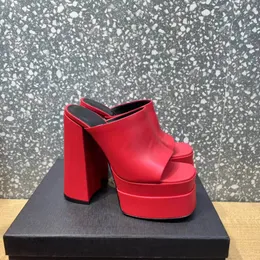 2021 Primavera e Verão Novas Senhoras Sandálias High-Heeled Designer Solução Romana Sapatos Romanos Moda À Prova D 'Água Sexy Chinelos de Mulheres 35-42