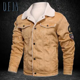 オイン冬のメンズ厚手のPUのジャケットのオートバイの革のジャケット男性暖かいアウターの毛皮の襟革のコート男性のブランドの服211009