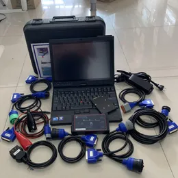 DPA5 Dearborn Protocol Adapter 5 Diesel Heavy-Duty Truck Diagnostic Tool Software Installed in Laptop x200t Touch Screen Full Set