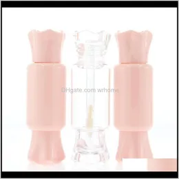 Housekeeping Organization Home Garden10/30/50 Stück süße Süßigkeitenform leere Lipgloss-Röhre Kunststofflippen Flaschenbürstenbehälter Mini nachfüllbar L