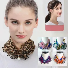 31 Styles Pearl Lace Scarf Pearl Pendant Summer Mesh Loop Scarf Bib For Women New Fashion Scarf Jewelry Accessories Gifts