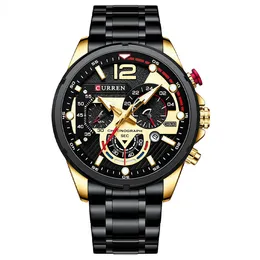 Gorący sprzedawca CrRju Sports Watch Mens Oglądaj 47mm Stal Zegarek Sportowy Watch Wodoodporny