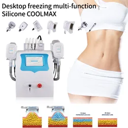 Mutli- وظيفة الدهون تجميد cryolipolysis آلة التخسيس التجويف معدات تخفيض السيلوليت الليزر RF مع 2 حفن بارد