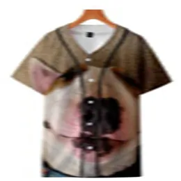 3D Печатная рубашка бейсбола мужчина с коротким рукавом футболки дешевые летние футболки хорошее качество мужчины O-шеи топы размер S-3XL 04