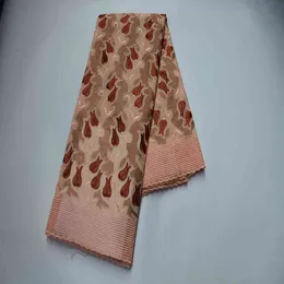 Nigeriansk bomull spets tyg högkvalitativ schweizisk voile broderat afrikansk tyg material för sömnad klänning
