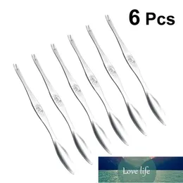 6pcs Stainless Steel New Crab Shape Die Cast Quick Shellfish Lobster Cracker Seafood Tools Clip Needle Fork Picks Pincer Nut Set Factory price expert design Quality