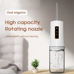 Oral irrigators beyaz çıkarılabilir 200 ml USB hızlı şarj akıllı elektrikli oral irrigator şırınga su flosser taşınabilir diş dişleri temizleyici