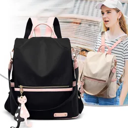 New Korean version of the backpack sleek minimalist wild casual large capacity Oxford cloth backpack Y0804