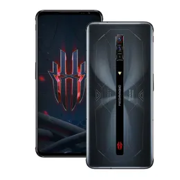 Оригинальные Nubia Red Magic 6S Pro 5G мобильный телефон Gaming 8GB RAM 128GB ROM Snapdragon 888 плюс OCTA CORE 64MP Android 6,8 ​​дюйма AMOLED Полноэкранный отпечаток пальца ID смартфона