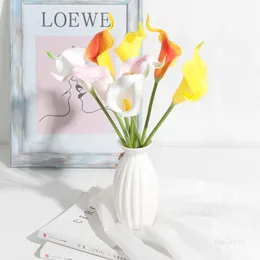 시뮬레이션 칼라 미니 인공 꽃 웨딩 손잡이 꽃 홈 장식 꽃 8 색 T500725