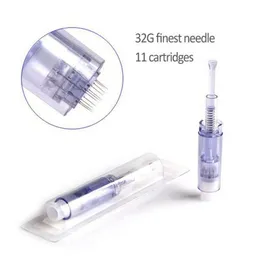 Replacement Dermapen Microneedle tips 11 pin needle Noven-XL cartridges fits Derma pen 2, Goldpen, DR dermic Skin Care Lighten Whitening