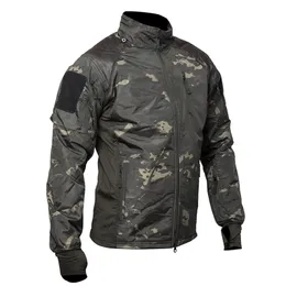 MeGe Mäns Taktiska Jacka Coat Fleece Camouflage Militär Parka Combat Army Outdoor Outwear Lightweight Airsoft Paintball Gear 211009