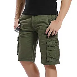 Ishowtienda mode man veralls solid casual kort byxor hög midja lösa bandage byxor pantaloner cortos de hombrre män kläder x0705