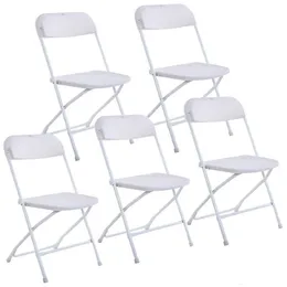 New Plastic Folding Chairs Wedding Party Event Chair Commercial White GYQ