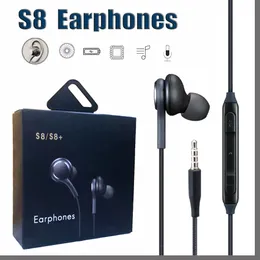 168D S8 oortelefoons headset microfoon voor Samsung Galaxy S8 S9 S10 Opmerking 3,5 mm bij de koptelefoon van de hoofdtelefoon van de hoofdtelefoon Eo-Ig955Bsegww Handsfree oordopjes smartphone met pakket