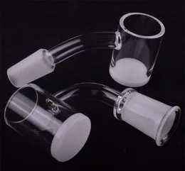 25mm XL Rökkvarts Banger Nail 4mm tjock ogenomskinlig bottenplatta topp 10mm 14mm 18mm manlig kvinnlig fog för glasvattenrör