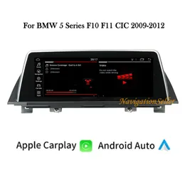 Lettore dvd per auto Popout da 12,3 pollici Android 10.0 4 + 64G Sistema di navigazione multimediale per BMW Serie 5 F10 F11 CIC 2009-2012 Unità principale radio GPS stereo per auto