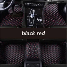 Mercedes-benz ocenił Red Red S Car Floor Mat Wodoodporny Pad Skórzany materiał jest bezwonny i nietoksyczny