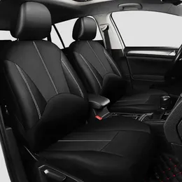 Universal Car Seat Cover Protector Pu Eco-Leather Mats Tillbehör Kuddeverktyg för lastbil SUV Sedan Hatchback Covers213V