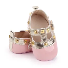 Новорожденные первые ходунки детская обувь девочка принцесса обувь мягкая подошва детская кроватка из искусственной кожи 4 цвета