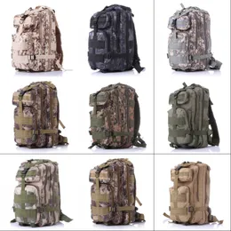 12 Colors 30L Hiking Camping Bag Military Tactical Trekking Rucksack Backpack Camouflage Molle Rucksacks Attack Outdoor Bags Cca9054 654 X2