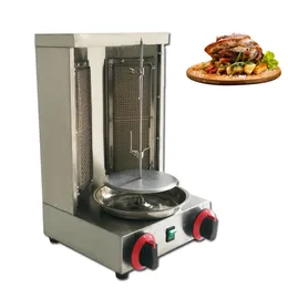 Shawarma Grill Maskin Gas Gyro Broilers Small Electric Vertical Kebab Machine Rotating Roaster