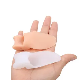 Spedizione Gel Silicone Bunion Correttore Toe Protector Raddrizzatore Spreader Separatore Strumento per la cura dei piedi